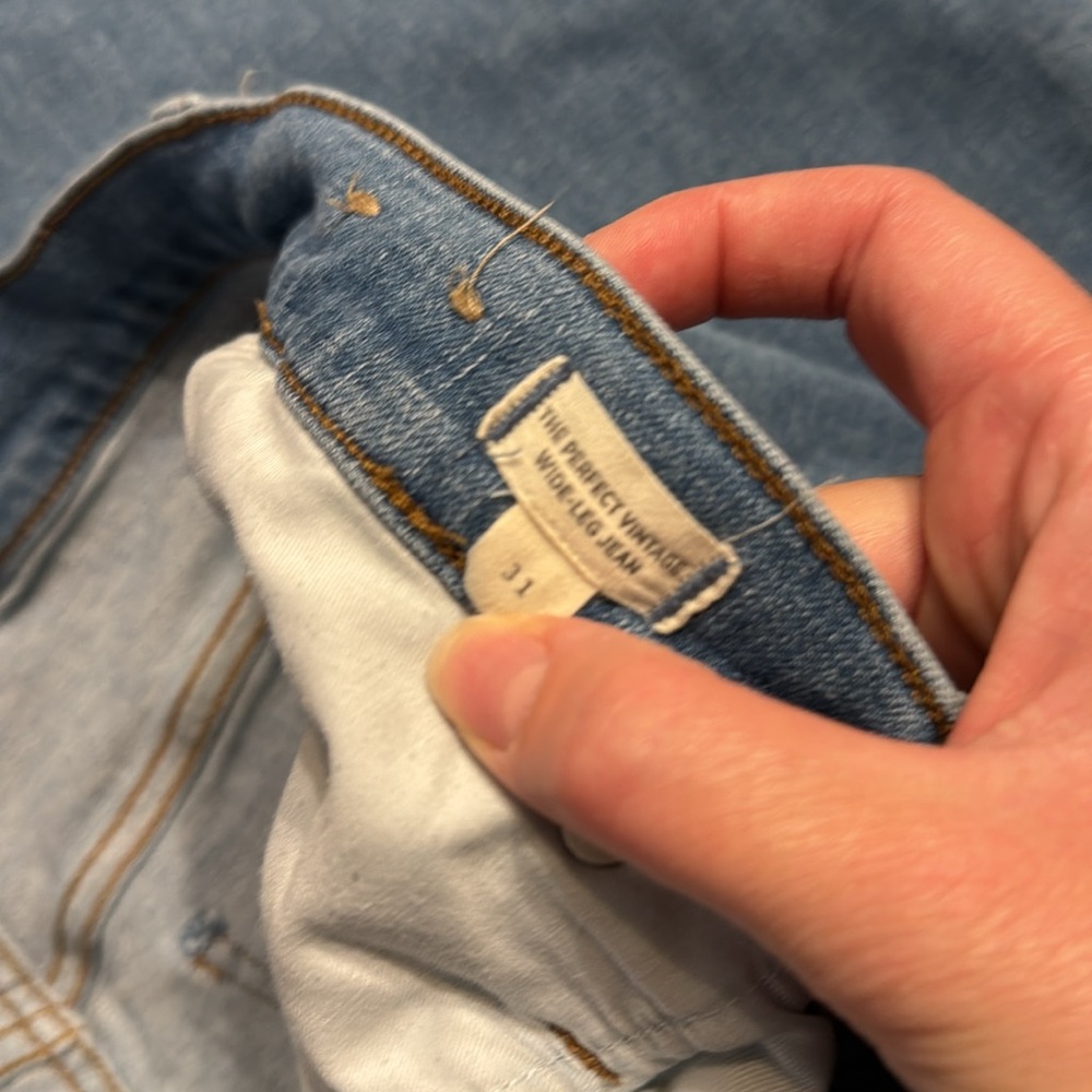 Madewell Women's perfect vintage wide leg jean size 31 - Picture 6 of 8